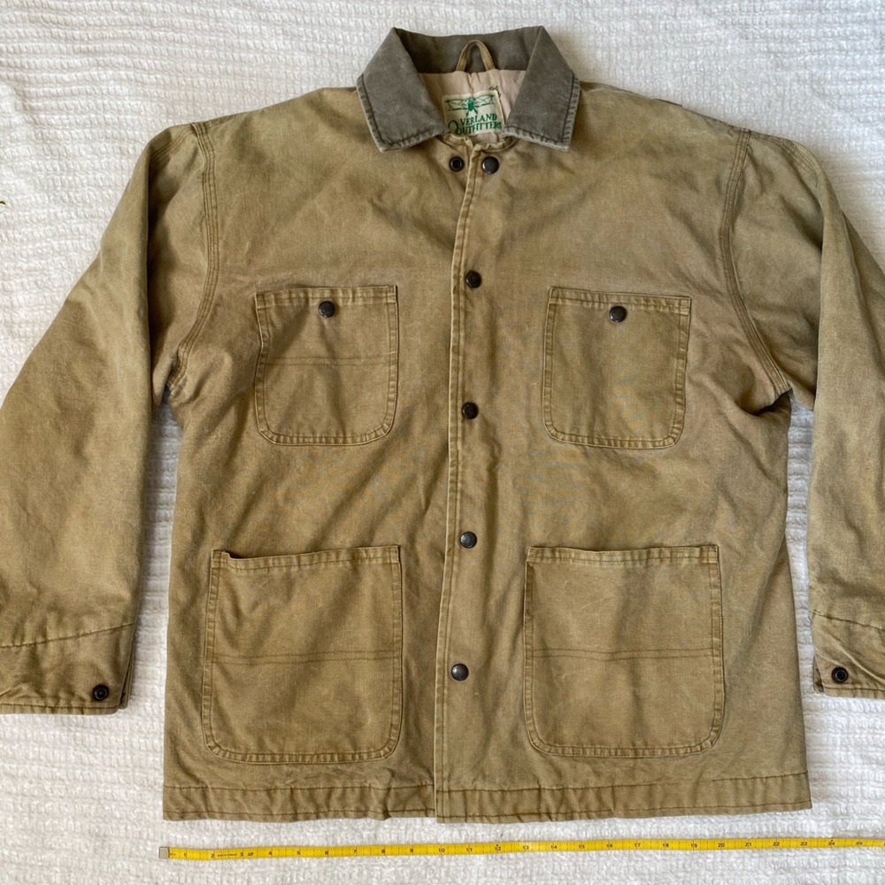 Vintage Overland Outfitter Tan Ranch/Chore Jacket L With Lining